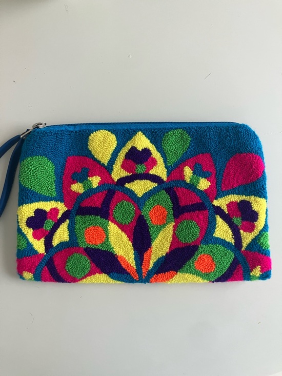 Handbags - Brand New Embroidered Wristlet Clutch